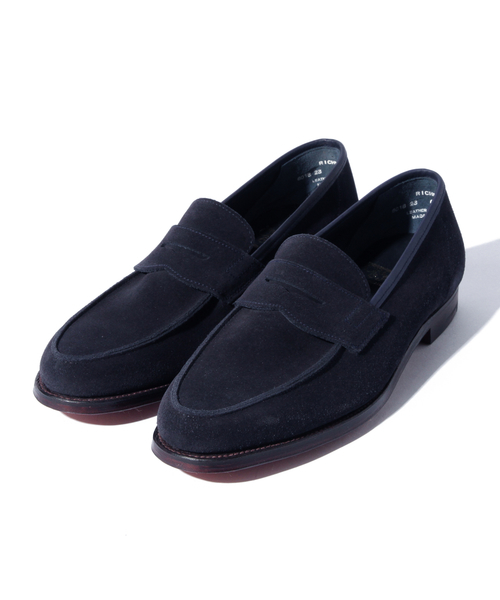 Crockett & Jones スエード ローファー　24.5センチ CROCKETT&JONES ラウン スエード ローファー - メルカリ
