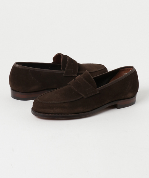 CROCKETT&JONES / RICHMOND スエードローファー（ドレスシューズ