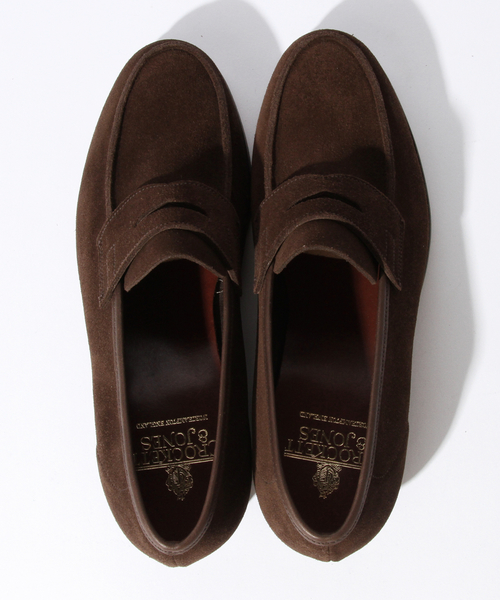 CROCKETT&JONES / RICHMOND スエードローファー（ドレスシューズ