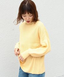 Another Edition | 12G畦ボートネックプルオーバー(ニット/セーター)