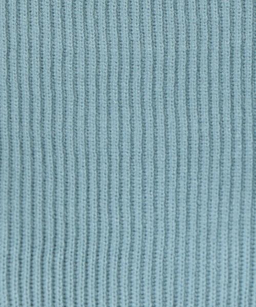 Another Edition（アナザーエディション）の「12G畦ボートネックプルオーバー（ニット/セーター・レディース・ライトブルー/ブラック/イエロー/モカ・フリー）」の17枚目の写真