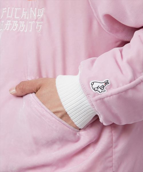 FR2(エフアールツー)の「TOKYO SOUVENIR JACKET(ブルゾン・メンズ・ブラック/ピンク・S/M/L/XL)」の14枚目の写真