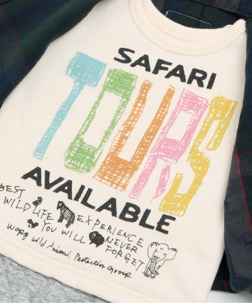 BREEZE(ブリーズ)の「男の子着せ込み風カバーオール(ロンパース・キッズ・レッド/グリーン・70/80)」の3枚目の写真