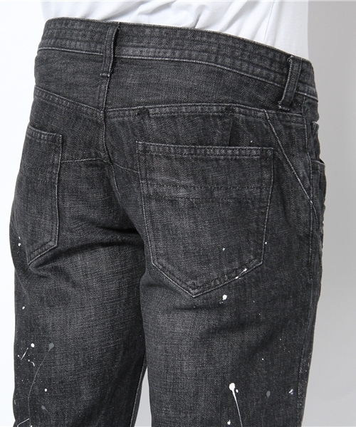 NUMBER (N)INE◆ナンバーナイン/ストレートパンツ/4/コットン/BLK/デザイナーズ/ストリート/中古 NUMBER(N)INE（ズボン・パンツ｜メンズファッション）の通販