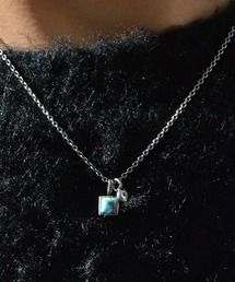 ROOPTOKYO([vgELE)39/TN Square Turquoise Necklace(lbNX)