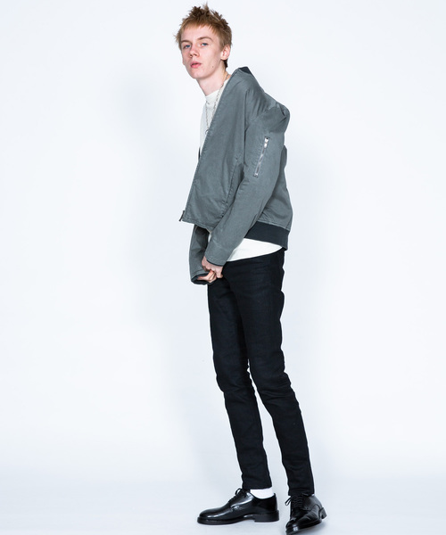 OURET（オーレット）の「【OURET】サテンストレッチMA-1（MA-1）」 - WEAR
