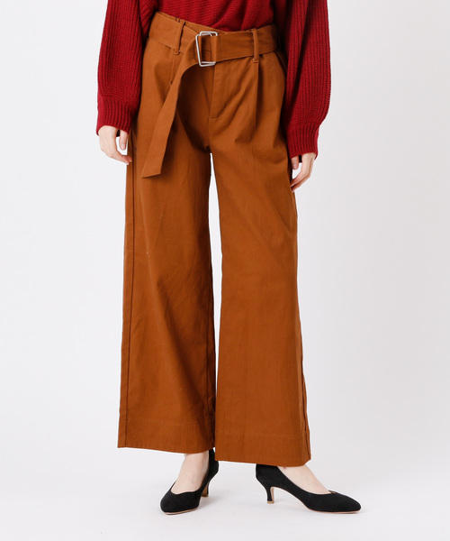 Ciaopanic Typy チャオパニックティピー の ベルト付起毛チノワイドパンツ その他パンツ Wear