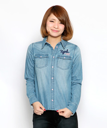 X-girl | WASHED DENIM SHIRT(シャツ/ブラウス)