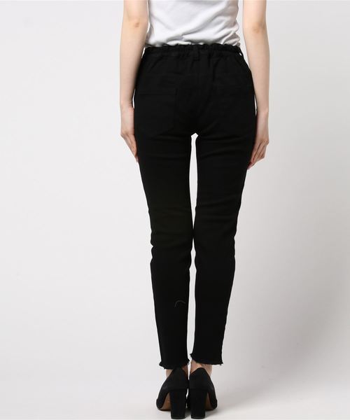 PUNYUS(プニュズ)の「クロップドスキニーパンツ(デニムパンツ・レディース・ブラック/インディゴブルー/ライトインディゴブルー・1/2/4/3)」の5枚目の写真