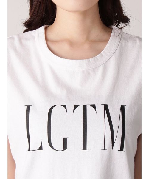 EMODA（エモダ）の「LGTMプリントTシャツ（Tシャツ/カットソー・レディース・ホワイト/ブラック/グリーン・FREE）」の12枚目の写真