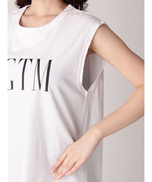 EMODA（エモダ）の「LGTMプリントTシャツ（Tシャツ/カットソー・レディース・ホワイト/ブラック/グリーン・FREE）」の13枚目の写真