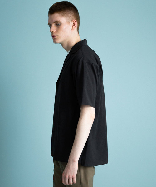 UNITED TOKYO（ユナイテッドトウキョウ）の「リネンライクオープンカラーシャツ（シャツ/ブラウス・メンズ・ブラック/ベージュ/グレー・1/2/3）」の11枚目の写真