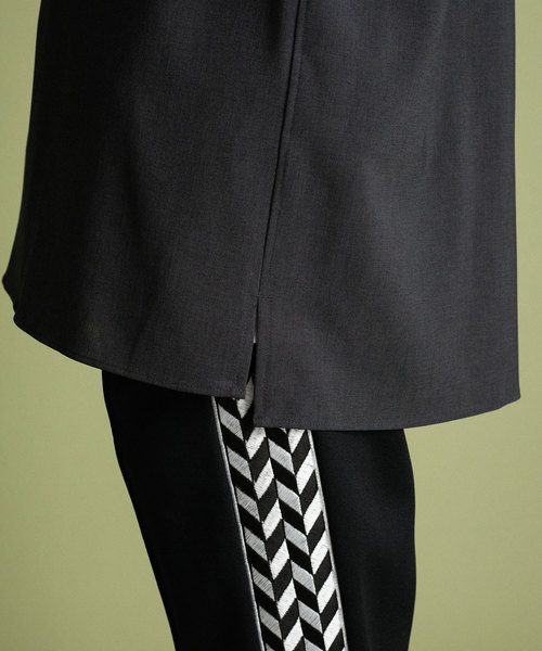 UNITED TOKYO（ユナイテッドトウキョウ）の「リネンライクオープンカラーシャツ（シャツ/ブラウス・メンズ・ブラック/ベージュ/グレー・1/2/3）」の8枚目の写真