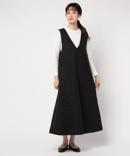 F/CE. （エフシーイー）の「F/CE. PRIMALOFT ONEPIECE / エフシーイー プリマロフト ワンピース（ワンピース・レディース・チャコールグレー/ブラック・FREE）」の4枚目の写真