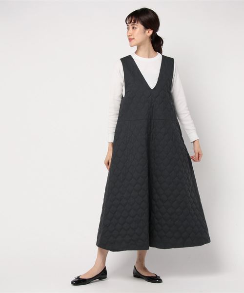 F/CE. （エフシーイー）の「F/CE. PRIMALOFT ONEPIECE / エフシーイー プリマロフト ワンピース（ワンピース・レディース・チャコールグレー/ブラック・FREE）」の5枚目の写真