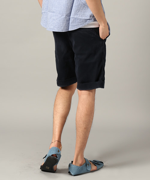 Denime(ドゥニーム)の「SUMMER CORDUROY SHORT TROUSERS(その他パンツ・メンズ・レッド/ネイビー/ピンク/マスタード/ライトブラウン・LARGE/MEDIUM/SMALL)」の7枚目の写真