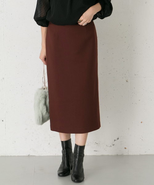 URBAN RESEARCH ROSSO WOMEN(アーバンリサーチ ロッソ)の「シンプルタイトスカート(スカート・レディース・ブラック/ブラウン/イエロー系その他・38/36)」の7枚目の写真