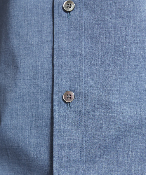 5351 POUR LES HOMMES（ゴーサンゴーイチプールオム）の「ライトストレッチブロードシャツ（シャツ/ブラウス・メンズ・ブラック/オフホワイト/インディゴブルー・44/46/48/50）」の12枚目の写真