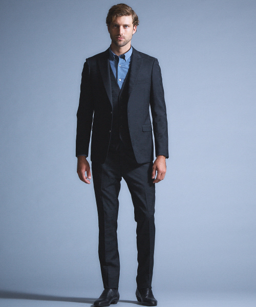 5351 POUR LES HOMMES（ゴーサンゴーイチプールオム）の「ライトストレッチブロードシャツ（シャツ/ブラウス・メンズ・ブラック/オフホワイト/インディゴブルー・44/46/48/50）」の18枚目の写真