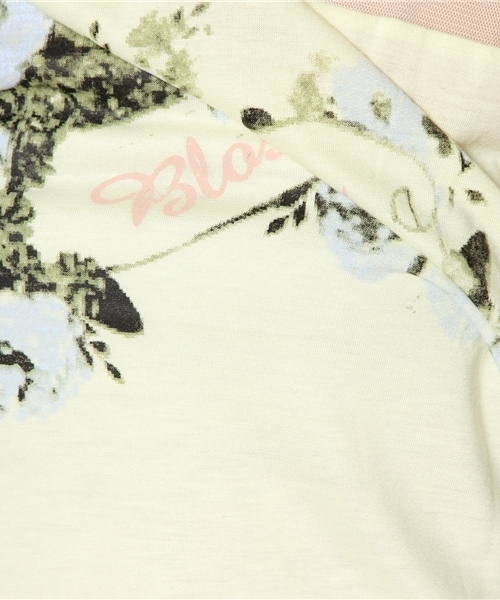 one after another NICE CLAUP（ワンアフターアナザーナイスクラップ）の「【ナイスクラップ】ブロッサムTシャツ（Tシャツ/カットソー・レディース・イエロー/ブラック/オフホワイト/グレー・FREE）」の12枚目の写真