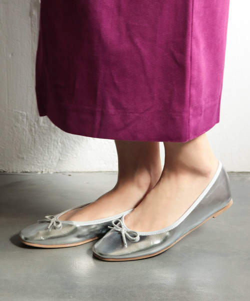 SESTO（セスト）の「スクエアトゥバレエシューズ（バレエシューズ・レディース・ブラック/シルバー/ゴールド/アイボリー/カモフラージュ/ブラック系その他/レオパード/パイソン/ブラウン系その他/チェック・22.5cm/23.5cm/24.5cm/25.5cm/23.0cm/24.0cm/22.0cm）」の12枚目の写真