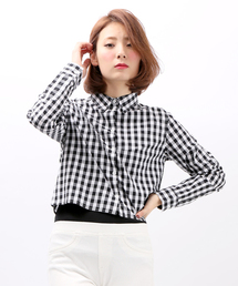 WEGO | WEGO/柄クロップドシャツ(シャツ/ブラウス)