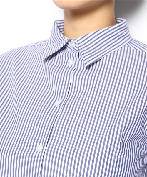 WEGO（ウィゴー）の「WEGO/柄クロップドシャツ（シャツ/ブラウス・レディース・ブラック/ブルー/ブルー系その他/レッド/その他1・FREE）」の10枚目の写真