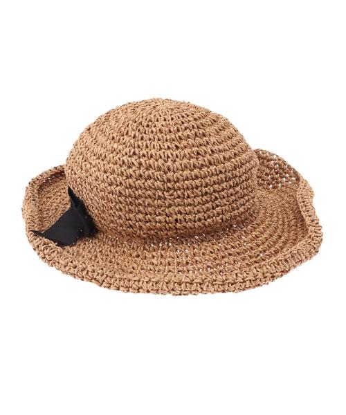 AMERICAN HOLIC（アメリカンホリック）の「コットンペーパーハット（ハット・レディース・ナチュラル/ブラウン・FREE）」の5枚目の写真