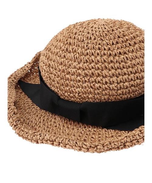 AMERICAN HOLIC（アメリカンホリック）の「コットンペーパーハット（ハット・レディース・ナチュラル/ブラウン・FREE）」の8枚目の写真