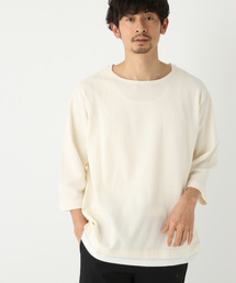 GLOBAL WORK | サッカーレイヤードT7分袖/825402(Tシャツ/カットソー)