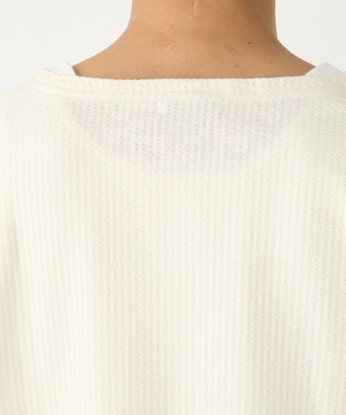 GLOBAL WORK（グローバルワーク）の「サッカーレイヤードT7分袖/825402（Tシャツ/カットソー・メンズ・ホワイト/ネイビー/ライトグリーン・LARGE/SMALL/MEDIUM/X-LARGE）」の17枚目の写真