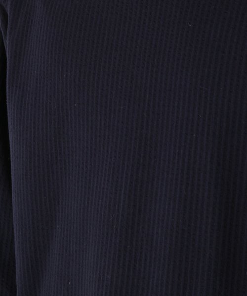 GLOBAL WORK（グローバルワーク）の「サッカーレイヤードT7分袖/825402（Tシャツ/カットソー・メンズ・ホワイト/ネイビー/ライトグリーン・LARGE/SMALL/MEDIUM/X-LARGE）」の5枚目の写真