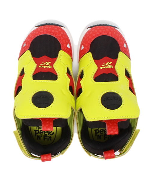 Reebok（リーボック）の「ベビー キッズ リーボック バーサ ポンプフューリー OGカラー V61065 Reebok VERSA PUMP FURY（スニーカー・キッズ・ブラック・13cm/15cm/12cm/16cm/14cm）」の4枚目の写真