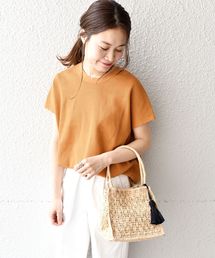 liflattie ships:ワッフル2WAYフレンチスリーブ◇