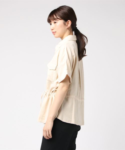 rps(アールピーエス)の「半袖ミリタリーシャツ(シャツ/ブラウス・レディース・アイボリー/ブラウン/ベージュ/カーキ・M)」の15枚目の写真