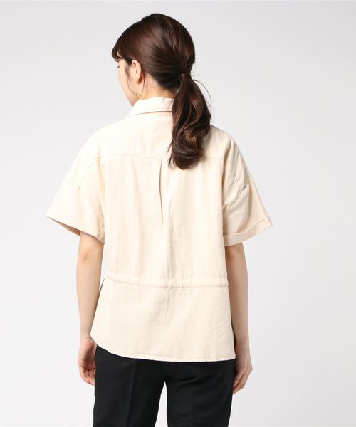 rps(アールピーエス)の「半袖ミリタリーシャツ(シャツ/ブラウス・レディース・アイボリー/ブラウン/ベージュ/カーキ・M)」の11枚目の写真