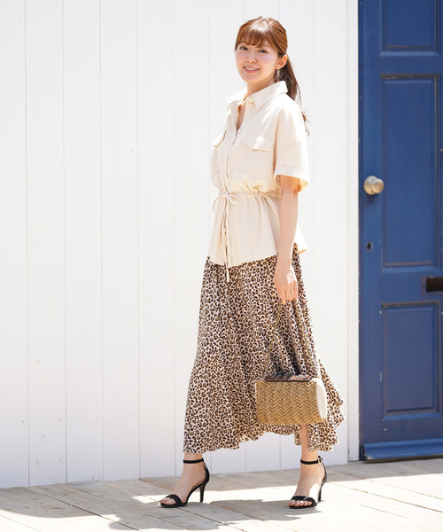 rps(アールピーエス)の「半袖ミリタリーシャツ(シャツ/ブラウス・レディース・アイボリー/ブラウン/ベージュ/カーキ・M)」の8枚目の写真