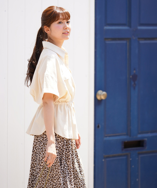 rps(アールピーエス)の「半袖ミリタリーシャツ(シャツ/ブラウス・レディース・アイボリー/ブラウン/ベージュ/カーキ・M)」の12枚目の写真