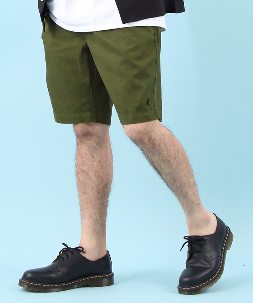 KANGOL(カンゴール)の「【別注】KANGOL×8(eight) コラボ リネンショートパンツ(チノパンツ・メンズ・ホワイト/ブラック/ベージュ/カーキ/ネイビー・MEDIUM/LARGE/X-LARGE)」の5枚目の写真