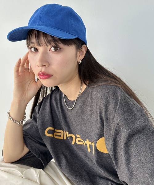 Champion（チャンピオン）の「【Champion】クラシック ウォッシュド コットン ベースボールキャップ / Classic Washed Twill Cap（キャップ・レディース・ブラック/ネイビー/グレー/カーキ/ホワイト/マルーン/ダークグリーン/パープル/レッド/ブルー・FREE）」の13枚目の写真