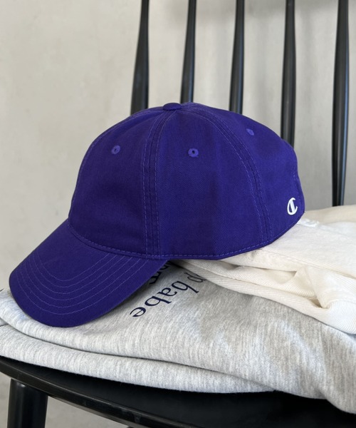 Champion（チャンピオン）の「【Champion】クラシック ウォッシュド コットン ベースボールキャップ / Classic Washed Twill Cap（キャップ・レディース・ブラック/ネイビー/グレー/カーキ/ホワイト/マルーン/ダークグリーン/パープル/レッド/ブルー・FREE）」の19枚目の写真