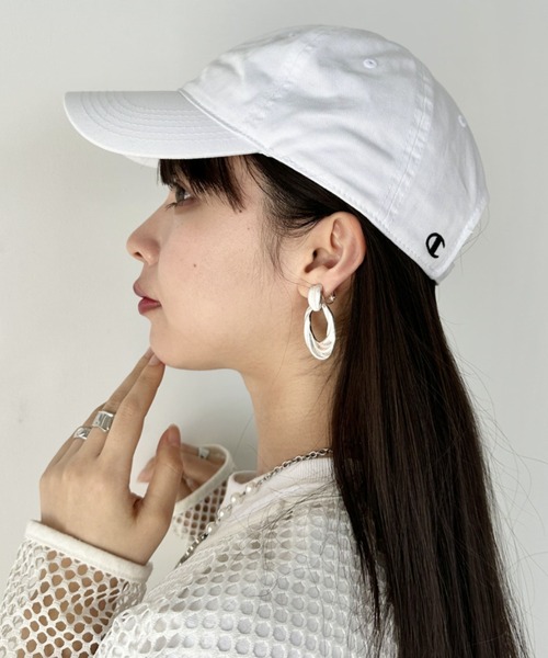 Champion（チャンピオン）の「【Champion】クラシック ウォッシュド コットン ベースボールキャップ / Classic Washed Twill Cap（キャップ・レディース・ブラック/ネイビー/グレー/カーキ/ホワイト/マルーン/ダークグリーン/パープル/レッド/ブルー・FREE）」の22枚目の写真
