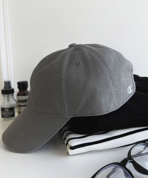 Champion（チャンピオン）の「【Champion】クラシック ウォッシュド コットン ベースボールキャップ / Classic Washed Twill Cap（キャップ・レディース・ブラック/ネイビー/グレー/カーキ/ホワイト/マルーン/ダークグリーン/パープル/レッド/ブルー・FREE）」の16枚目の写真