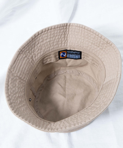 WEGO（ウィゴー）の「WEGO/ベア刺繍バケットハット（ハット・メンズ・ブラック/ダークベージュ・FREE）」の9枚目の写真