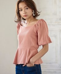 2wayボリュームスリーブブラウス