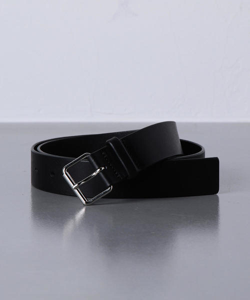 UNITED ARROWS（ユナイテッドアローズ）の「＜TUBE（チューブ）＞ レザー ベルト◆（ベルト・メンズ・ベージュ/ブラック・MEDIUM/LARGE）」の2枚目の写真