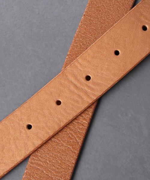UNITED ARROWS（ユナイテッドアローズ）の「＜TUBE（チューブ）＞ レザー ベルト◆（ベルト・メンズ・ベージュ/ブラック・MEDIUM/LARGE）」の5枚目の写真