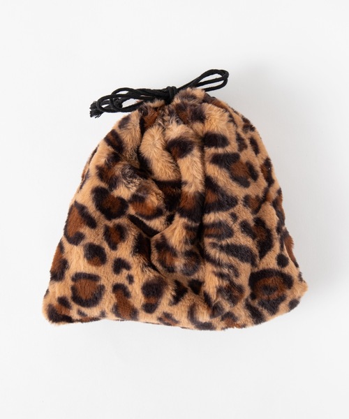 WEGO（ウィゴー）の「WEGO/【2点セット】ファー巾着付きクリアポシェット（ショルダーバッグ・レディース・ホワイト系その他/ブラック・FREE）」の9枚目の写真