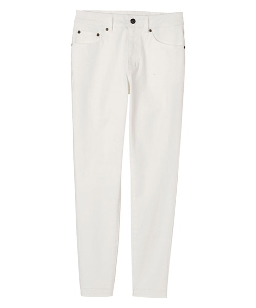 RANAN（ラナン）の「裾カットオフデザインスキニーデニム（デニムパンツ・レディース・オフホワイト/インディゴブルー/グレー・61/64/67/70/73）」の19枚目の写真