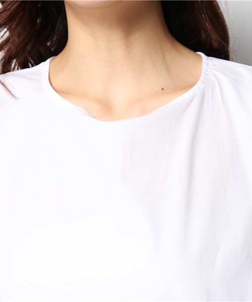 CIAOPANIC（チャオパニック）の「【Ciaopanic】袖レーストップス（シャツ/ブラウス・レディース・ホワイト/ブラック・FREE）」の7枚目の写真